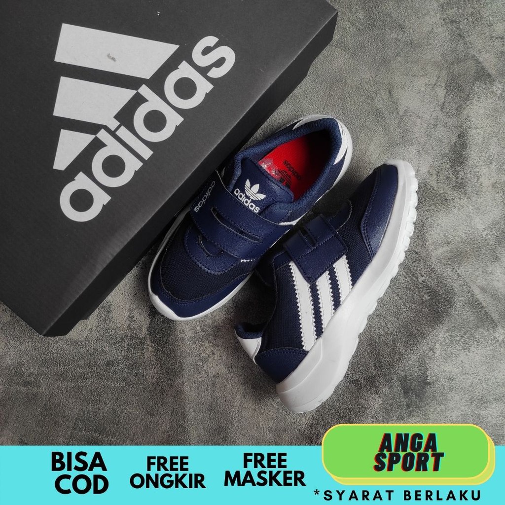 SEPATU ANAK LAKI LAKI PEREMPUAN ADIDAS NAVY PUTIH SEPATU SNEAKERS KIDS NAVY PUTIH SEPATU SEKOLAH TK/SD CEWEK SEPATU KETS JUNIOR UNISEX MADE IN VIETNAM