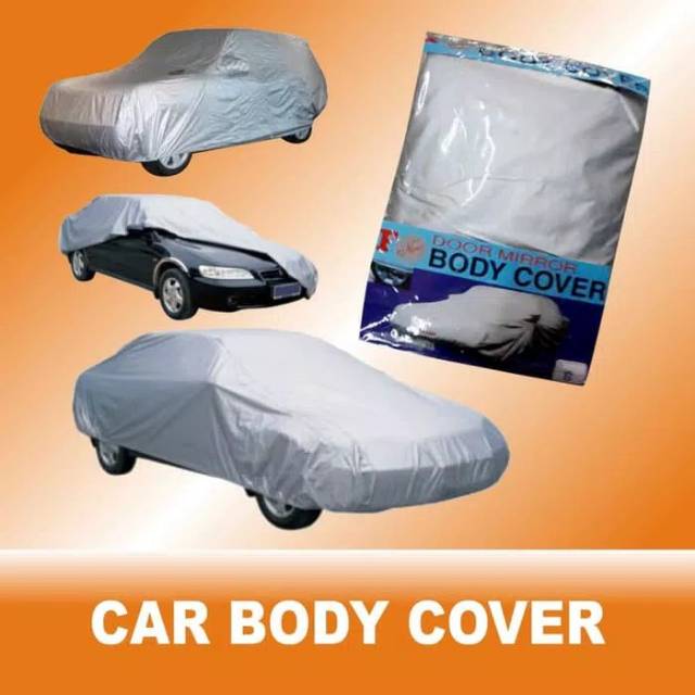 Silver BODY COVER / SARUNG MOBIL AGYA/AYLA POLYESTHER WATERPROOF