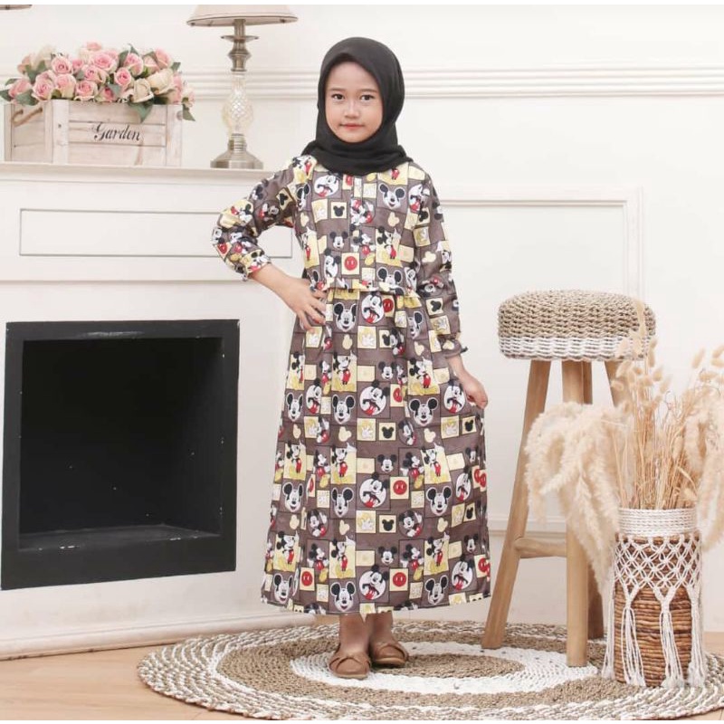 GAMIS KATUN ANAK USIA 5-7 TAHUN