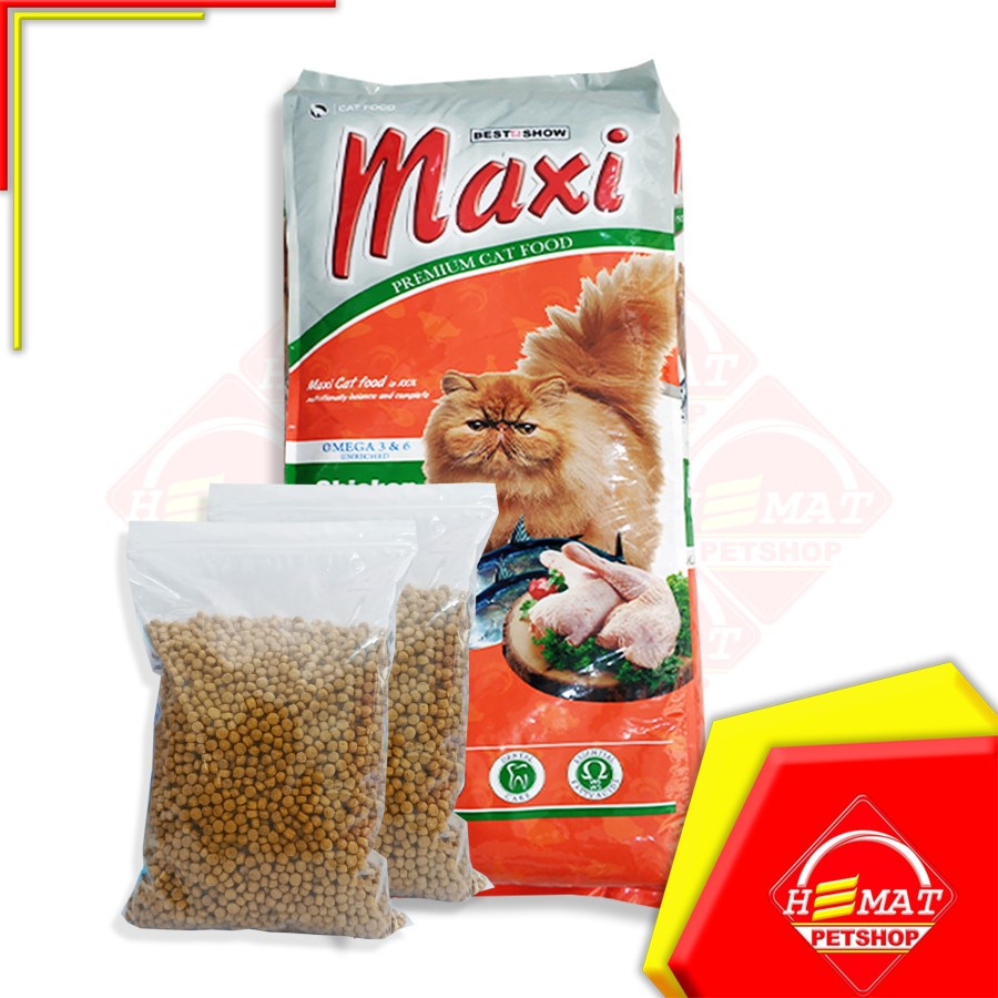 Makanan Kucing Repack Maxi Cat 500 Gr - Maxi Cat Repacking 500gr