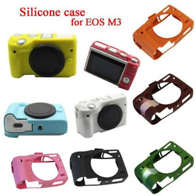 silicone case canon m3 mirrorless canon m3 pelindung kamera m3 Acc Camera