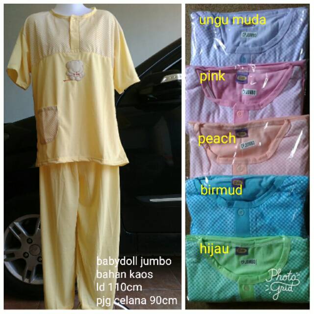 Babydoll jumbo babydoll murah baju tidur piyama jumbo