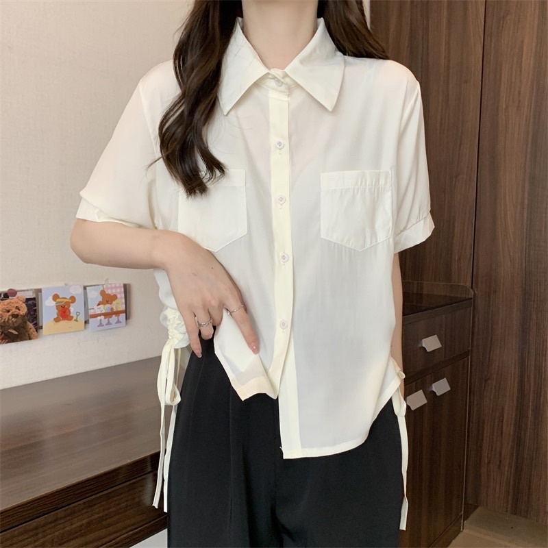 Joice Blouse / Baju Atasan Wanita Import Kerut Bawah