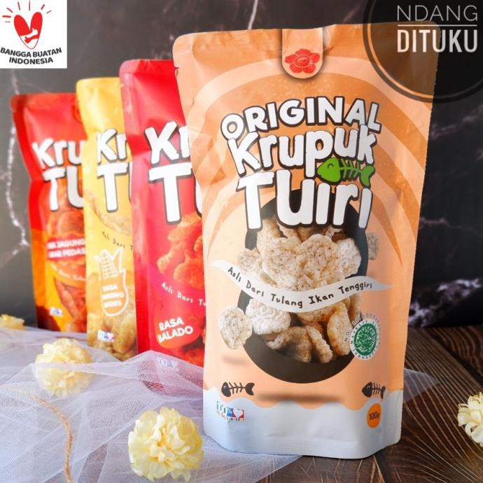 

Kerupuk Krupuk Tuiri (Paket) Camilan Sehat