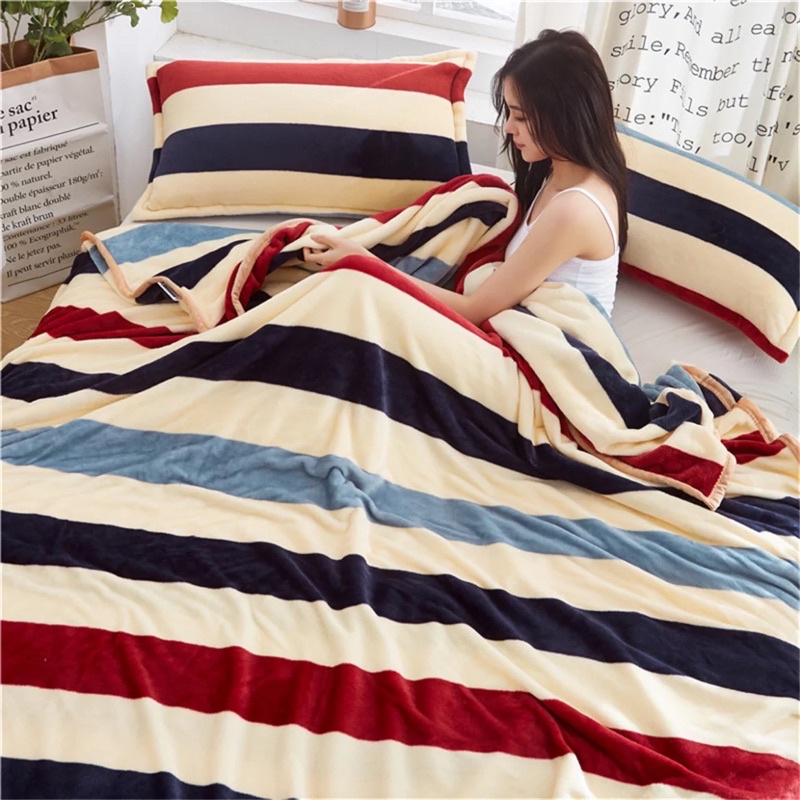 SELIMUT BULU IMPORT MOTIF DEWASA UKURAN 180x200 NEW