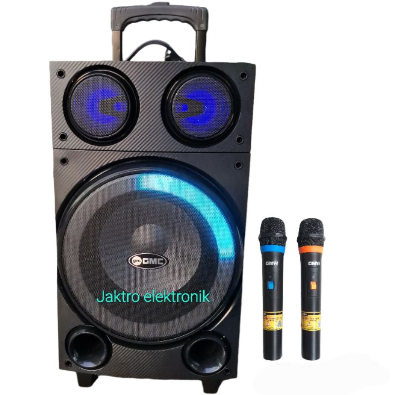 Speaker Bluetooth GMC 897L + 2 Mic Wirelles