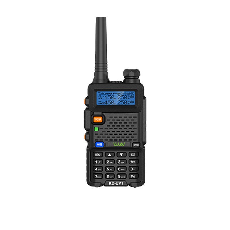 HT WLN KD-UV1 Walkie TalkieMirip BF UV5R Dual Band 5W 128CH UHF+VHF handy talkie