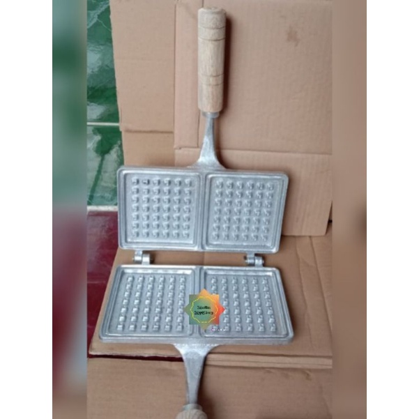 CETAKAN KUE CROFFLE CROISSANT WAFFLE KOTAK