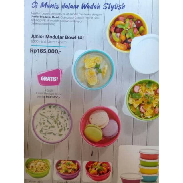 Junior modular bowl (4) free 1pc