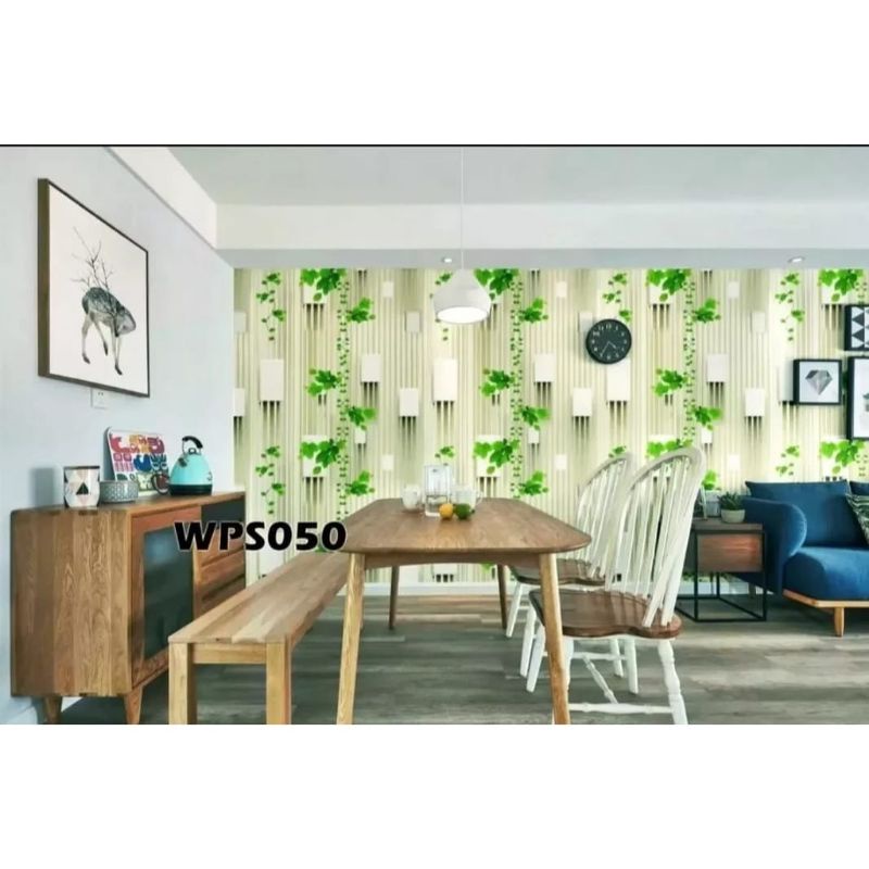 Wallpaper Sticker Dinding Daun Rambat Pagar 10mx45cm