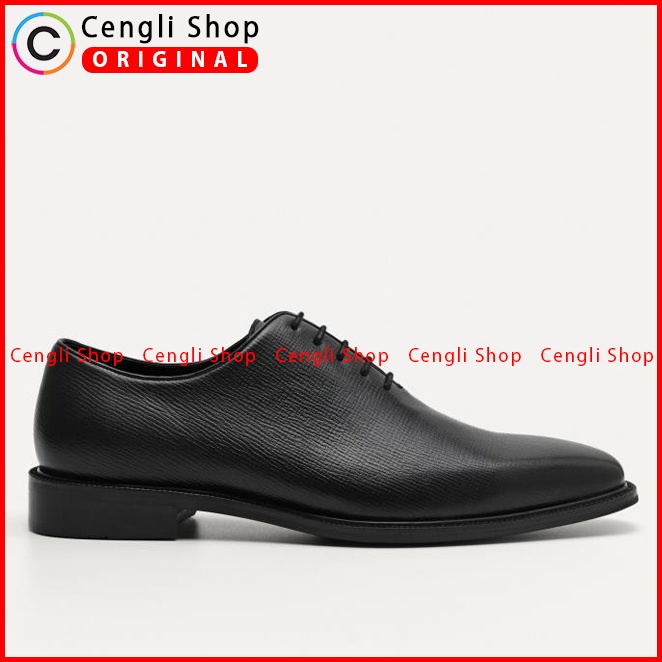 SEPATU FORMAL PEDRO PRIA ORIGINAL PANTOFEL KULIT ASLI HITAM PM143