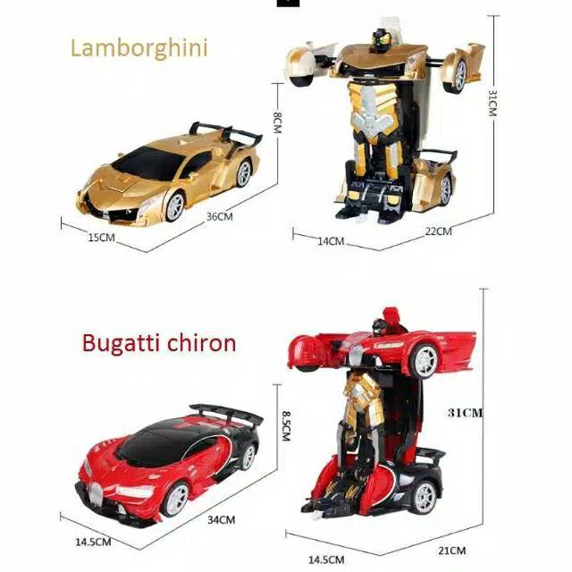 Mainan anak mobil remote bisa jadi robot