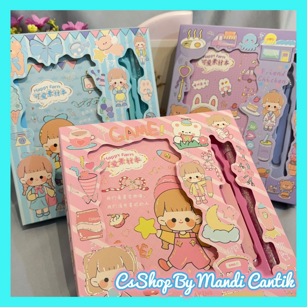 

Paket Stiker Free Box + Pisau Cute Karakter 3 Warna Kode SZ-57 Bisa Cod