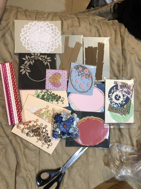 Layered Lace Doily Paper - Bahan Scrapbook Scrapframe Mahar - Kertas Doilies Roti Warna