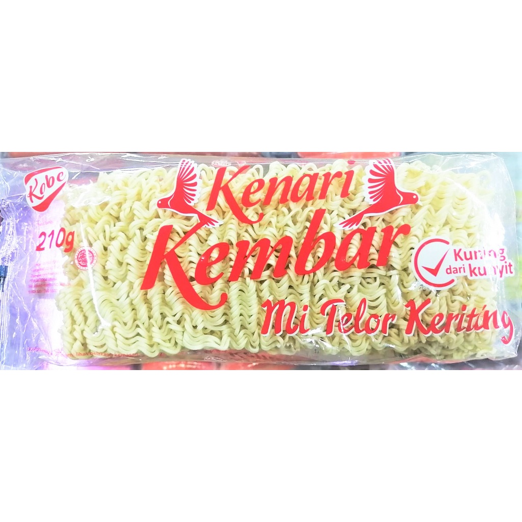 

Kenari Kembar Mie Telor Keriting 210gr