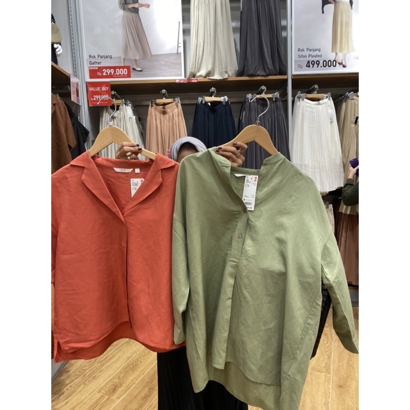 Uniqlo - Kemeja Linen Blend