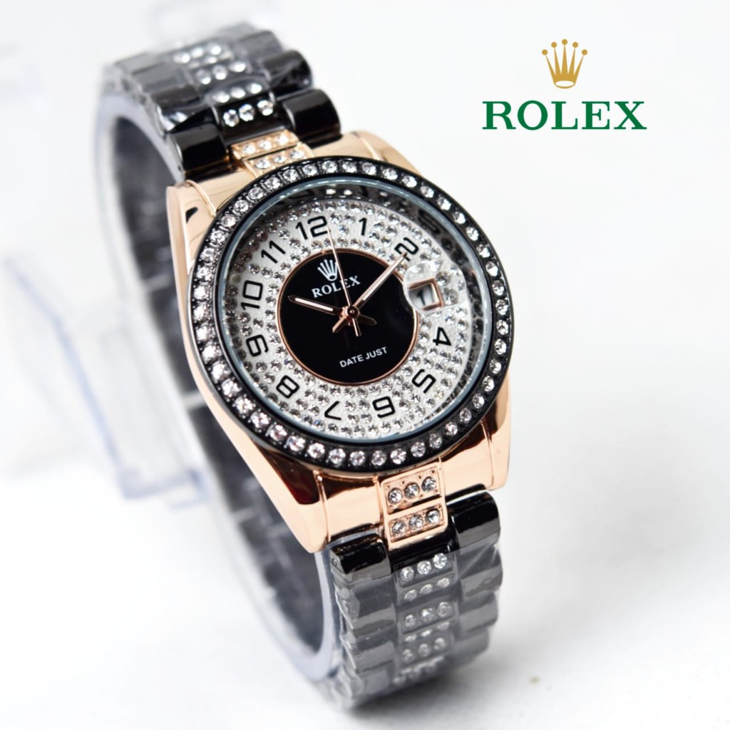 jam tangan wanita rolex diamond angka