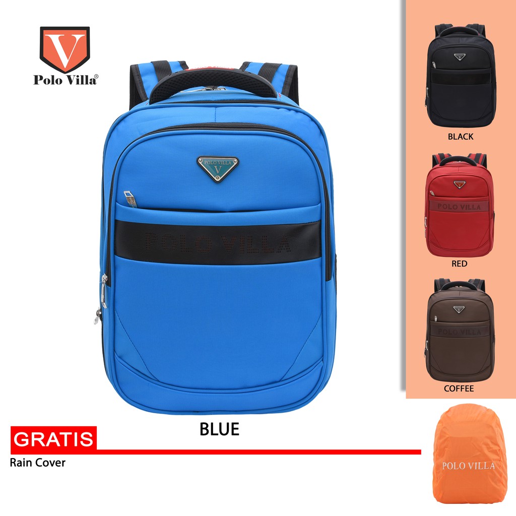 (RF) Tas Pria Ransel Polo Villa Rave-Track Voyager 9123 - 25L Ransel Fashion