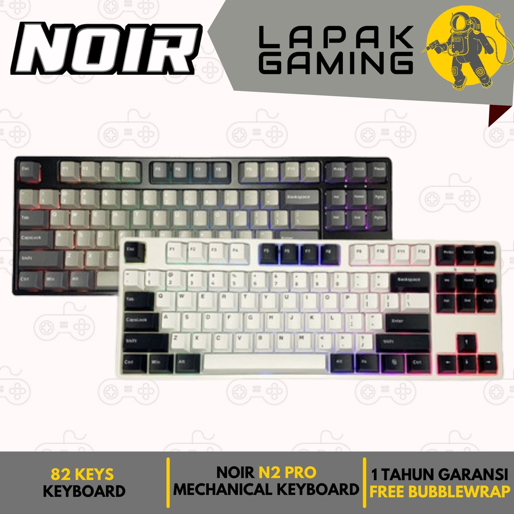 Noir N2 Pro TKL Mechanical Gaming Keyboard Wireless Bluetooth