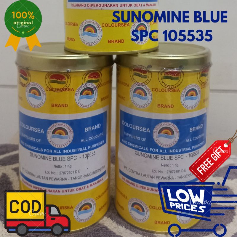 Pewarna Sabun(Larut Air)Warna Biru (Sunomine Blue SPC 105535 Coloursea Brand)