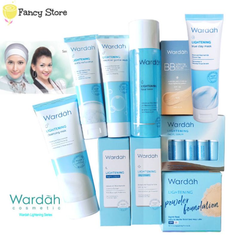 PROMO,,, PAKET 10 PCS WARDAH ORIGINAL dijamin Produk Wardah Asli, Rahasia Glowing