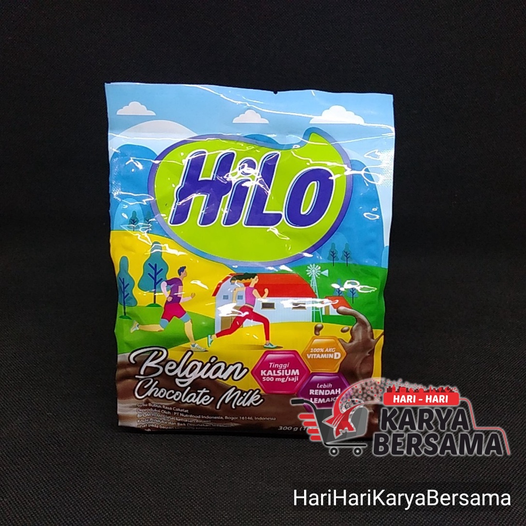 

SUSU BUBUK HILO BELGIAN CHOCOLATE MILK ISI 10'S X 30GR