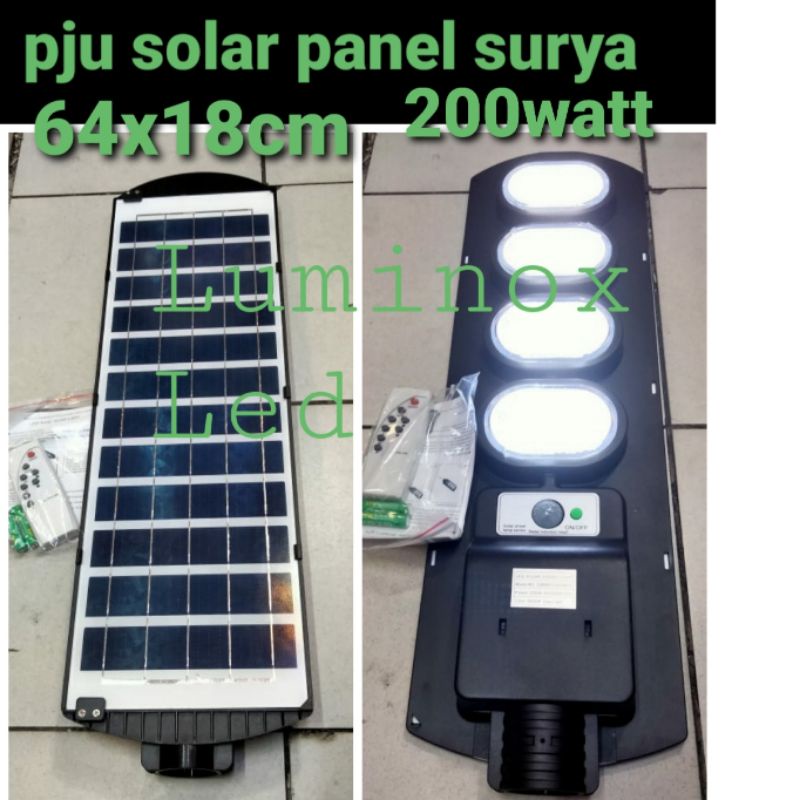 Jual Lampu Jalan Tenaga Surya 200w 200watt Pju Solar Panel Led 200 Watt