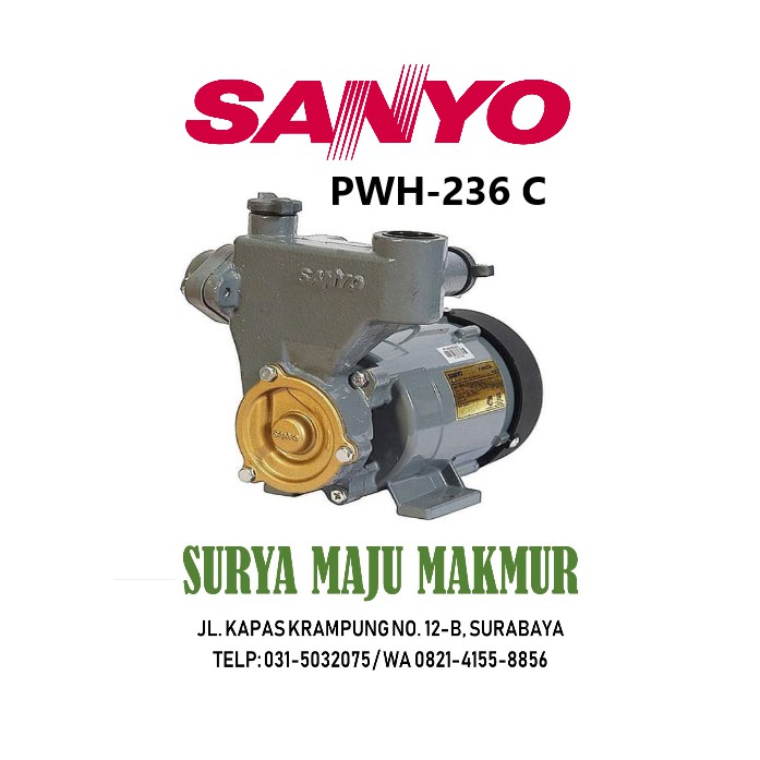 pompa air sanyo pwh 236 c MURAH PWH236C PWH-236 C