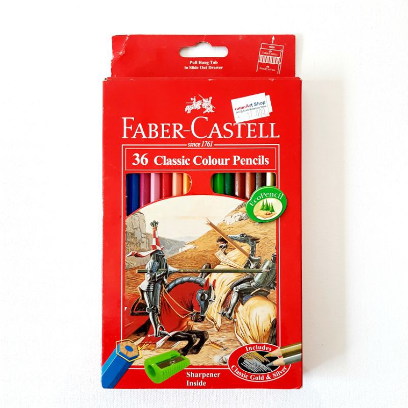 Pensil Warna Faber Castell Classic 36 &amp; 48 Warna