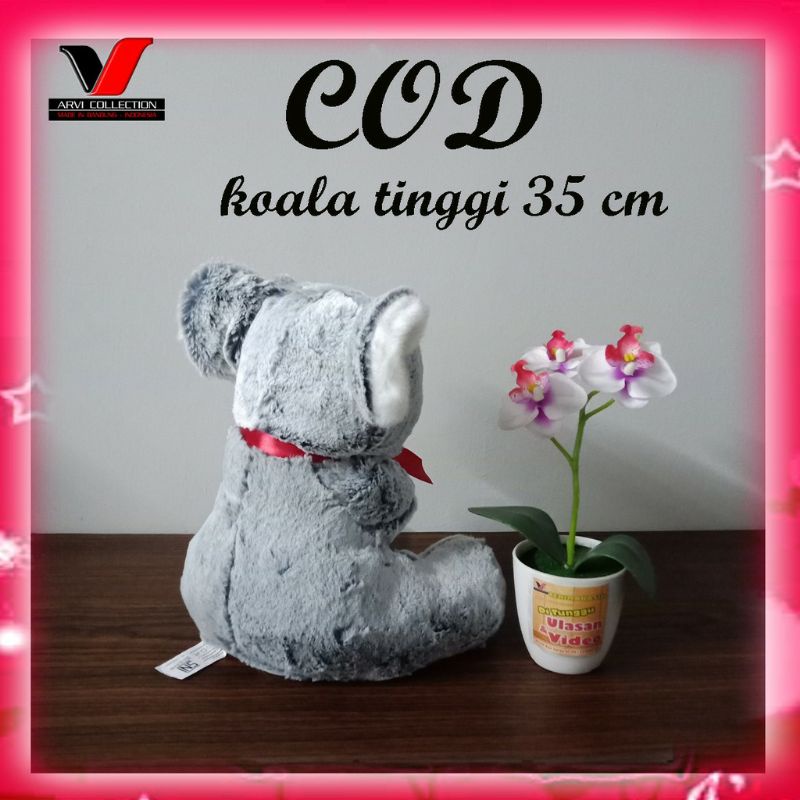 Boneka Koala Tinggi 30cm ber SNI berkualitas