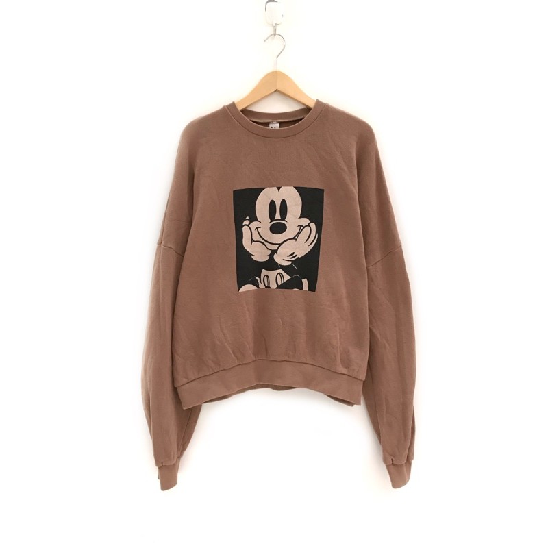 CREWNECK DISNEY MICKEY MOUSE OVERSIZE LENGAN BALON