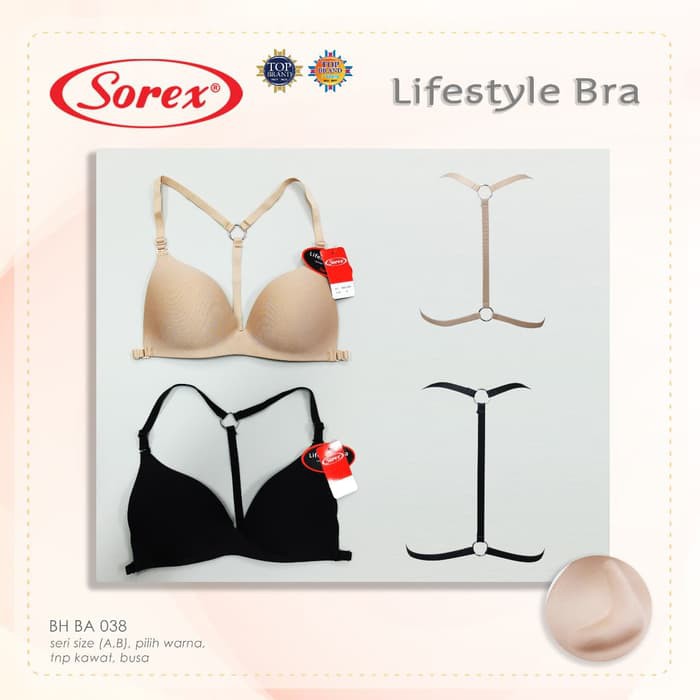 [Premium] Bra BH Seamless Adem dan Nyaman Sorex Ba 038 BA038