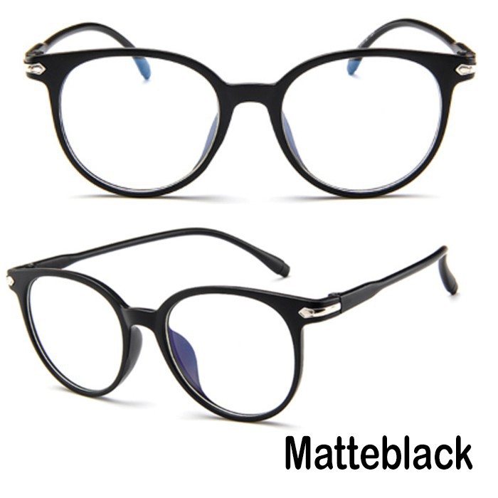 Bisa COD ★ Kacamata Pria Wanita Anti Radiasi Fashion Baru Murah Eyewear Glasses UV Protection spec29-2