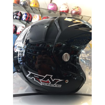 Helm ORIGINAL RN cx22 black hitam glossy