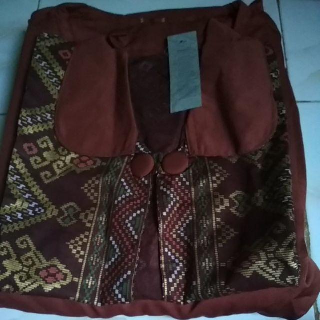 Gamis Batik Model Bolero Plus Inner Terbaru