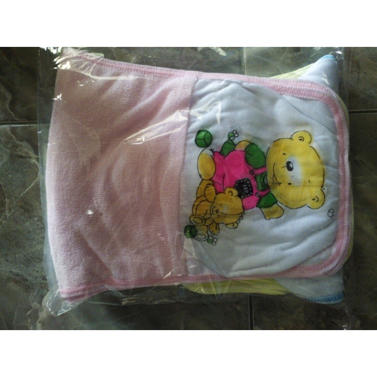 POPOK HANDUK PUTIH SABLON ISI 1 LUSIN Bahan Handuk Poliester Motif Boneka Sablon Warna Mix Random Uk. Newborn Isi 12pcs Popok Tali Bayi Bahan Kombinasi Handuk Dan Kain 1 Lusin Warna Mix[300gr]