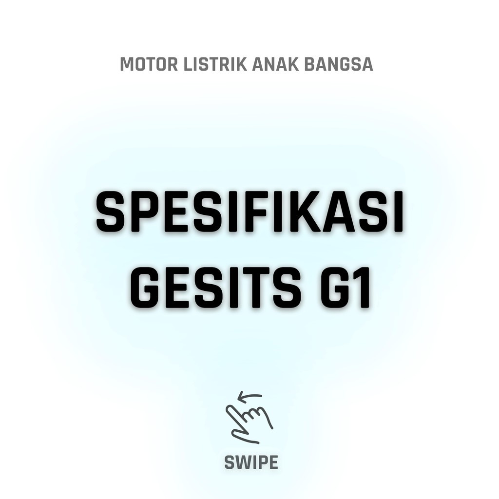 PROMO CUCI GUDANG    Gesits G1 Sepeda Motor Listrik Promo Bundling [OTR Bangkinang]