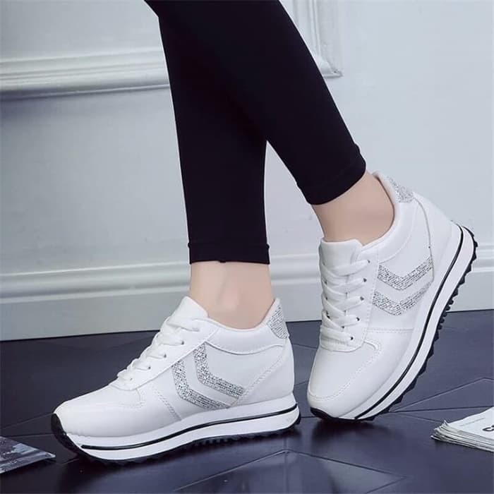 Sepatu Wanita Korean Style 2025 Terbaru Srs Kuliah Swepatu Tali Sekolah Sepatu Kets Soes Running Sne