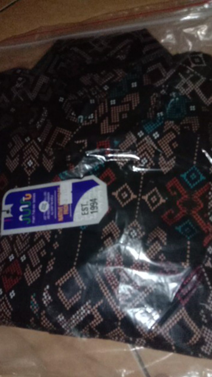 Couple Batik Modern Songket Slimfit Terlaris Ayah Anak Ibu