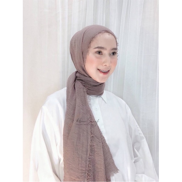 Pashmina Crinckle 85rb get 4pcs 