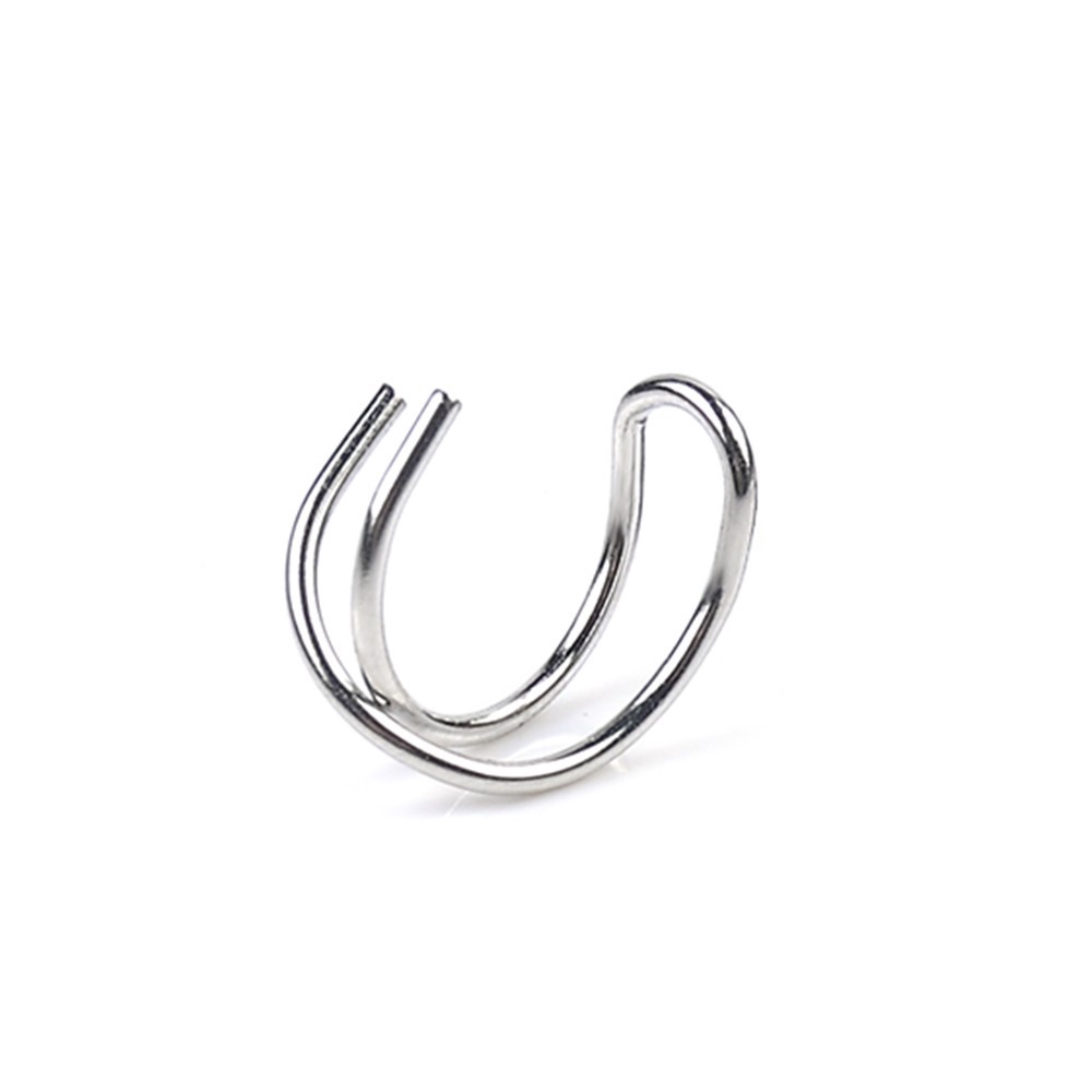 【TERSEDIA &amp; COD】1Pcs Girls Wrap Tidak ada Piercing Earrings Cuff Cartilage Ear Studs Clip On Earring Baru