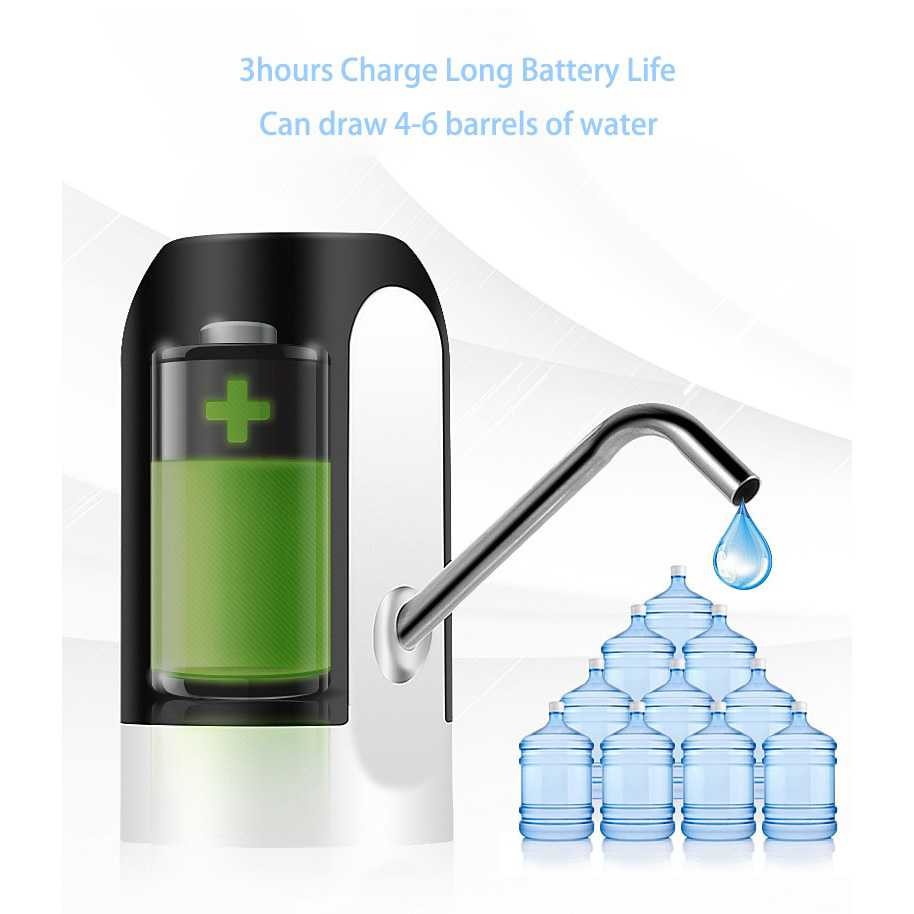 Terlariss !! Alloet Pompa Elektrik Air Minum Galon Rechargeable Pumping - SY-WD-01