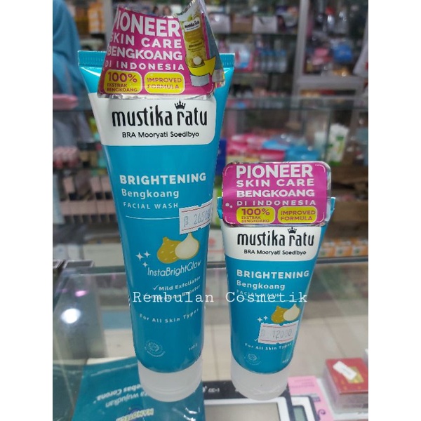 MUSTIKA RATU SABUN WAJAH FACIAL WASH BENGKOANG