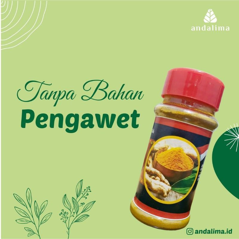 

Bubuk Kunyit 100% Andalima.id