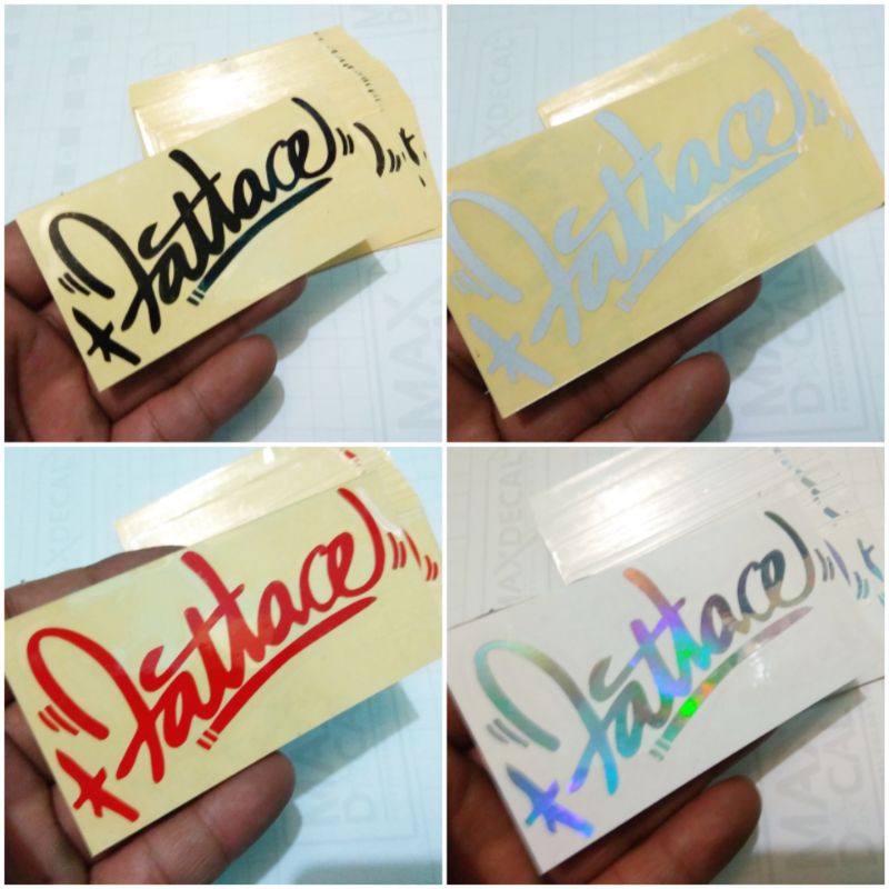 STIKER CUTTING HATTACE