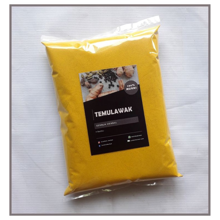 Temulawak Bubuk 250 gram / Serbuk Temulawak / Bubuk Temulawak Murni