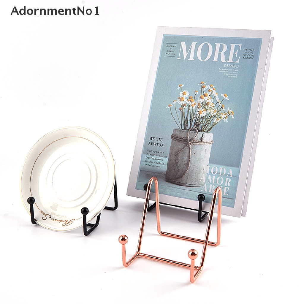 (AdornmentNo1) Rak Stand Display Buku / Foto Warna Rose Gold