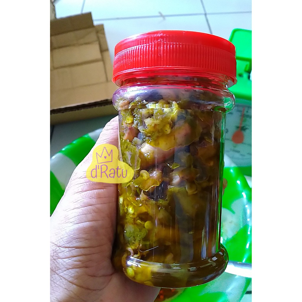 

Sambel baby cumi ijo sambal ijo cumi enak murah 170gr