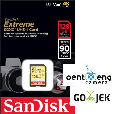 new sandisk memory sd card 90mbs 90mb 16gb 64gb 128gb sdxc uihs-1 extreme