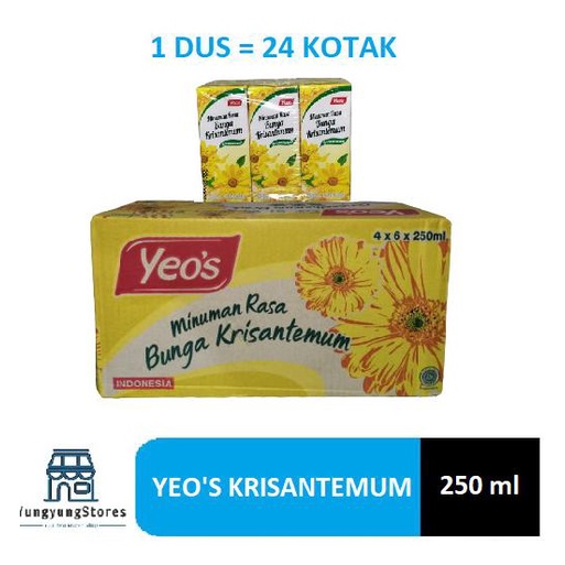 

Yeos Chrysantemum Drink Teh Kembang Kotak isi 24 250 ml